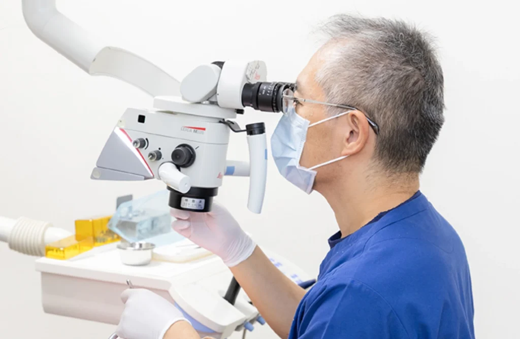 マイクロスコープによる虫歯治療