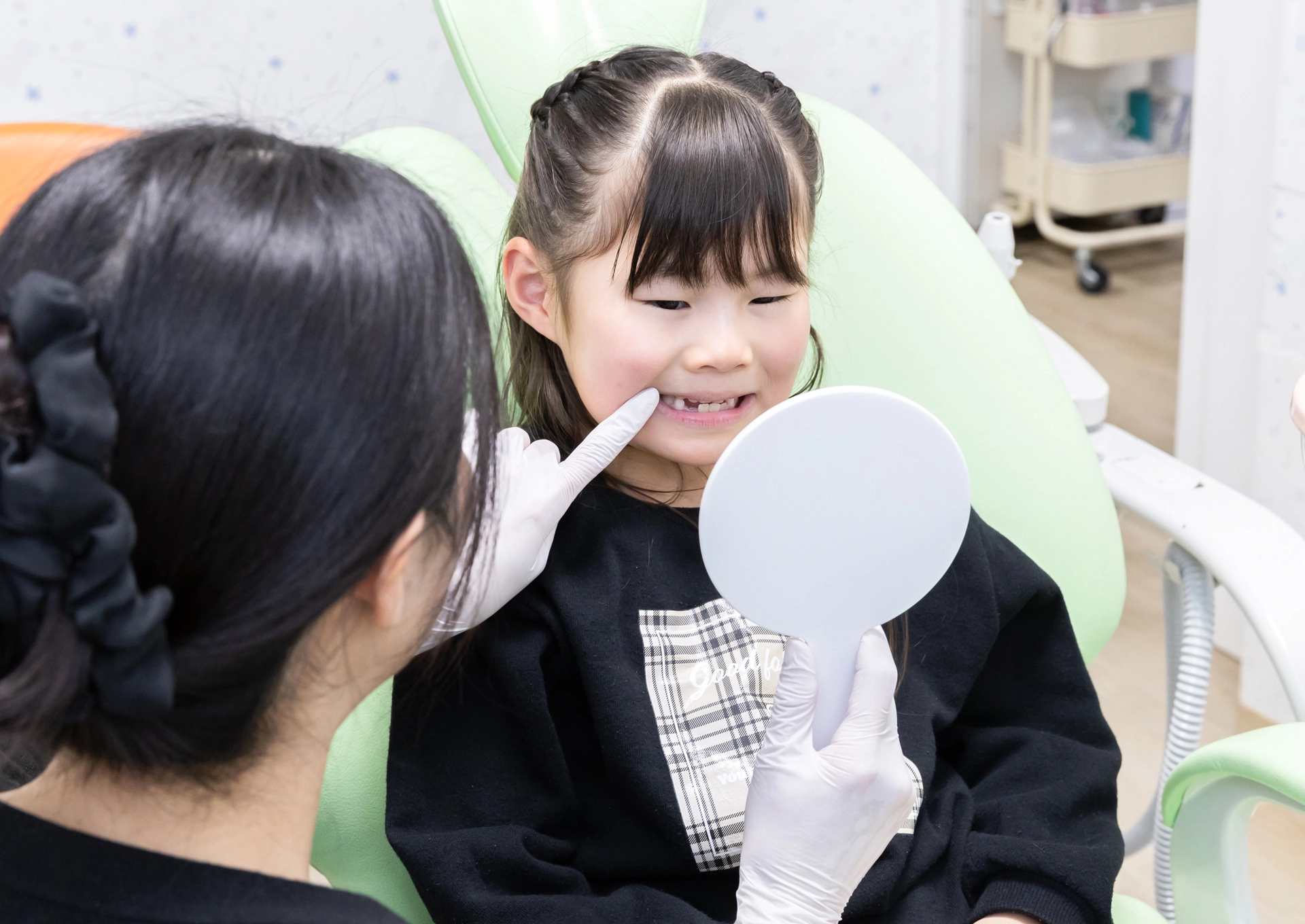 歯並びチェック