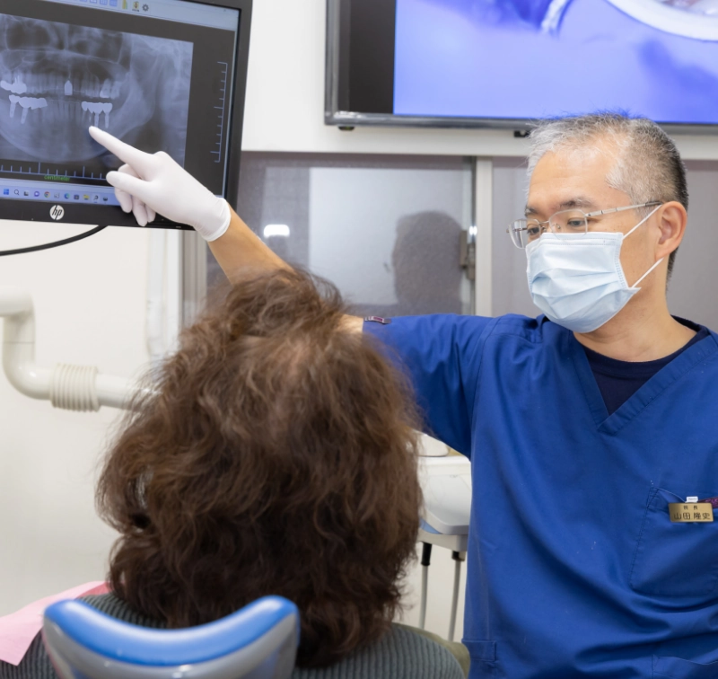 治療終了後： 定期検診・メンテナンス（2〜4か月ごと）